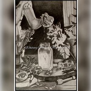 " Sweet Lemonaide" graphite  sketch by Whitney Marks 8x10 glossy print